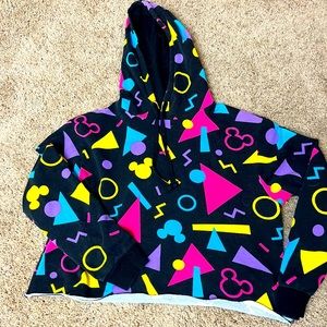 Walt Disney World vintage cropped hoodie